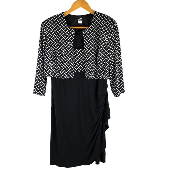 MSK Dresses & Skirts - MSK Plus Size 2 Piece Dress & Bolero Set